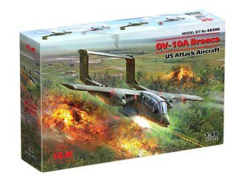 Сборная модель ICM 1/48 OV-10А Bronco, Американский ударный самолет 48300 ICM48300 фото