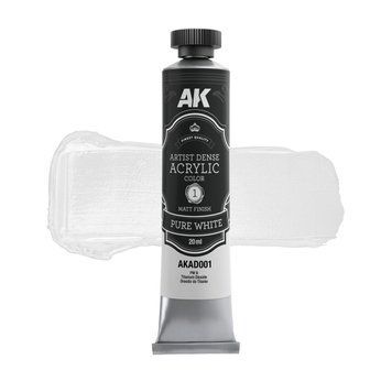 Акрилова фарба Artistic Dense Білий PW 6 (Pure White) 20 мл AK-Interactive AKAD001 AKAD001 фото