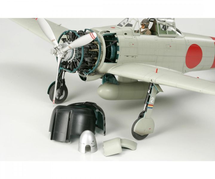 Японський винищувач 1/32 Mitsubishi A6M2b Zero Model 21 (Zeke) Tamiya 60317 , збірна модель Зік Тамія TAM60317 фото