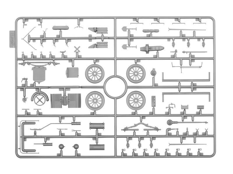 Сборная модель ICM 1/35 Американский экспедиционный корпус в Европе, 1918 год Standard B "Liberty", FWD Type B, Model T 1917 Ambulance, пехота США, водители США DS3518 ICMDS3518 фото