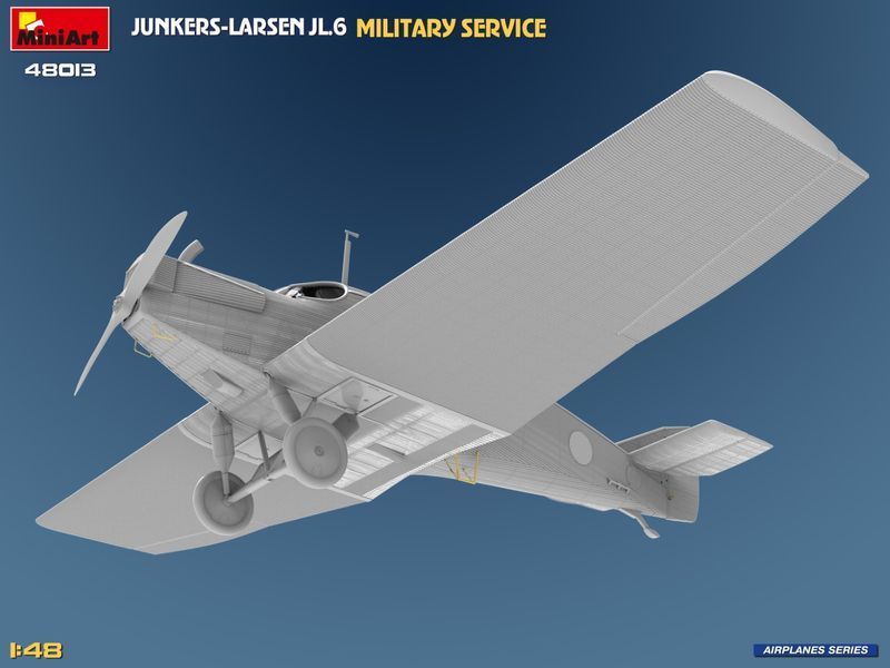 Німецький військовий літак 1/48 Junkers-Larsen JL.6 (Military Service) MiniArt 48013 , збірна модель Мініарт MA48013 фото