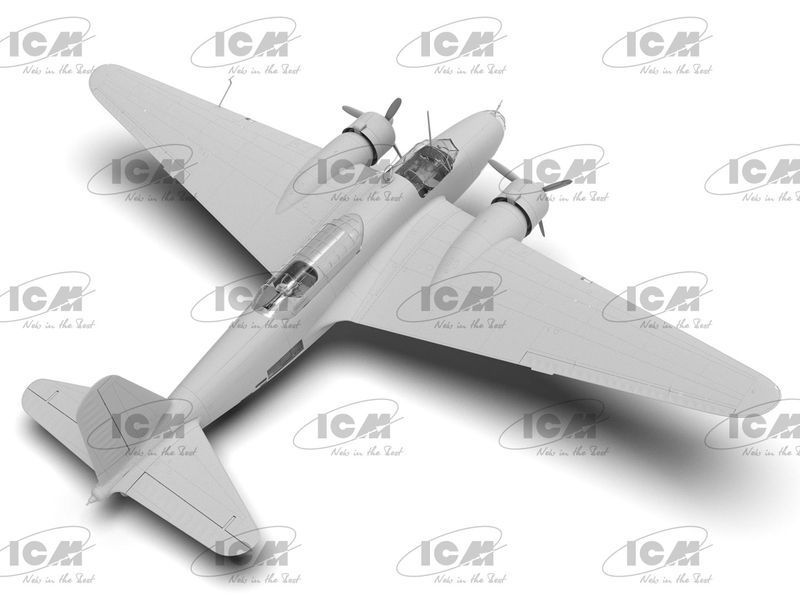 Збірна модель ICM 1/48 Ki-21-Ib "Sally", японський важкий бомбардувальник (48195) ICM48195 фото