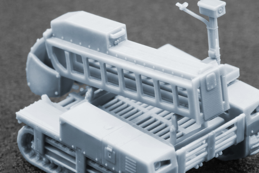 Український наземний дрон 1/72 UGV TerMIT Minelayer Scale X VG-72008 , збірна модель Терміт Скейл Х VG-72008 фото