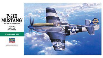 Збірна модель 1/48 американський винищувач P-51D Mustang Hasegawa 09130 HS09130 фото