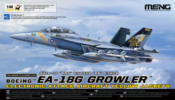 Збірна модель 1/48 американський літак радіоелектронної боротьби Boeing EA-18G Growler Meng LS-019 LS-019 фото