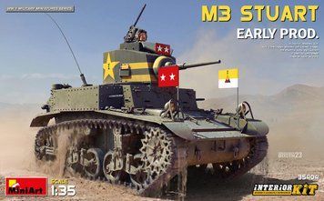 Американський легкий танк 1/35 М3 Стюарт (M3 Stuart Early Prod) MiniArt 35404 , збірна модель Мініарт MA35404 фото
