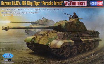 Збірна модель 1/35 німецький важкий танк Pz.Kpfw. VI Sd.Kfz. 182 King Tiger HobbyBoss HB84530 HB84530 фото