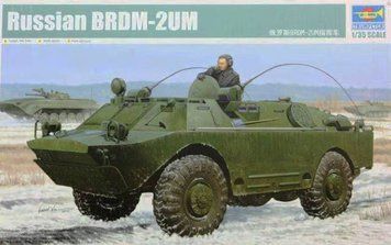 Советская командно-штабная бронемашина 1/35 БРДМ-2УМ Trumpeter 05514 , сборная модель брдм 2ум Трумпетер TR05514 фото
