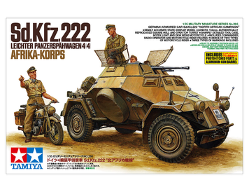 Німецький бронеавтомобіль 1/35 Sd.Kfz. 222 Leichter Panzersp&auml;hwagen Afrika-Korps Tamiya 35286 TAM35286 фото