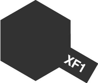 Акрилова фарба ACRYLIC MINI XF-1 FLAT BLACK &mdash; Чорний матовий Tamiya 81701 TAM81701 фото