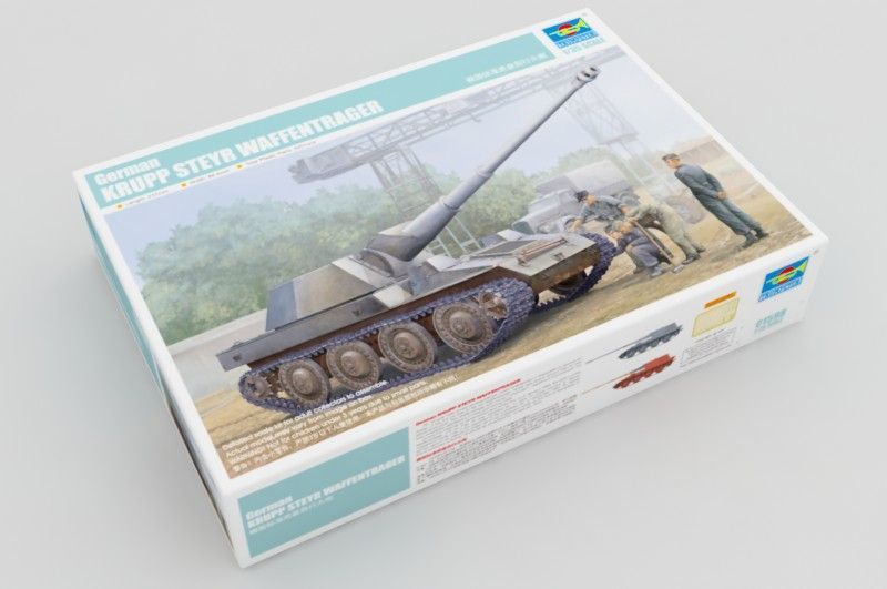 Німецький експериментальний винищувач танків 1/35 Krupp-Steyr Waffentr&auml;ger PaK 43 8,8cm Trumpeter 01598 TR01598 фото