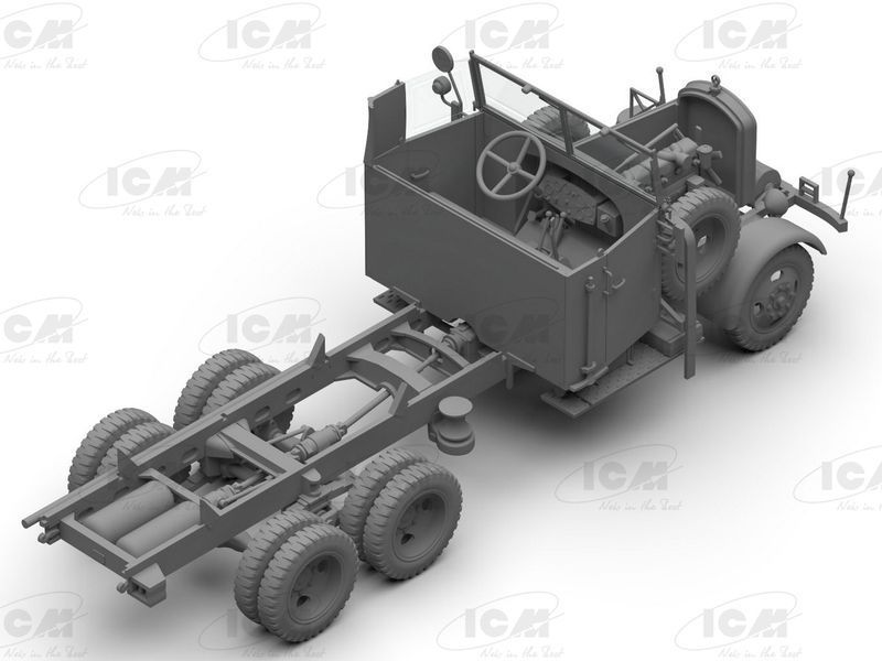 Сборная модель ICM 1/35 Typ LG3000, немецкий армейский грузовой автомобиль 2 Мировой войны 35405 ICM35405 фото