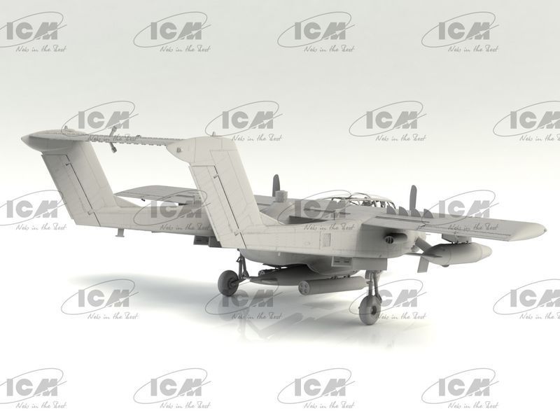 Сборная модель ICM 1/48 OV-10D+ Bronco, Американский ударный самолет 48301 ICM48301 фото