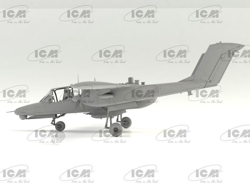 Сборная модель ICM 1/48 OV-10D+ Bronco, Американский ударный самолет 48301 ICM48301 фото