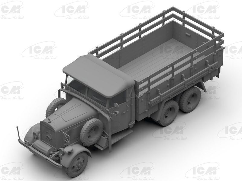 Сборная модель ICM 1/35 Typ LG3000, немецкий армейский грузовой автомобиль 2 Мировой войны 35405 ICM35405 фото