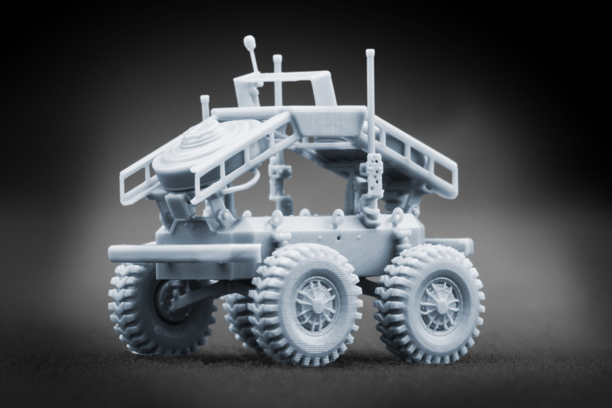 Український наземний дрон 1/35 UGV Ratel S Minelayer/Kamikaze Scale X VG-35009 , збірна модель Ратель Скейл Х VG-35009 фото