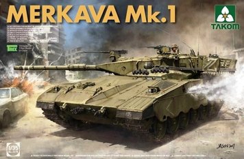 Збірна модель Танк 1/35 Israeli Main Battle Tank Merkava 1 Takom 2078 2078 фото