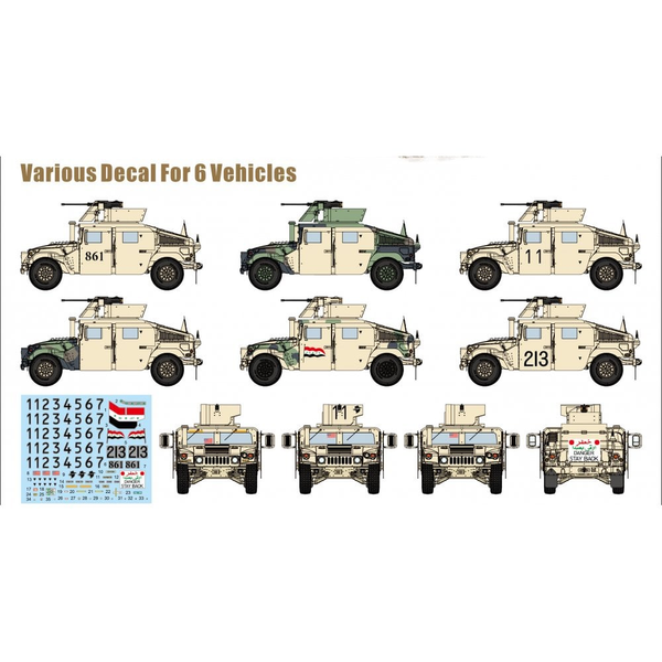 Американский внедорожник 1/72 M1114 HMMWV Interim Fragment (Frag) Kit 5 T-Model TK7315 , сборная модель TML-TK7315 фото