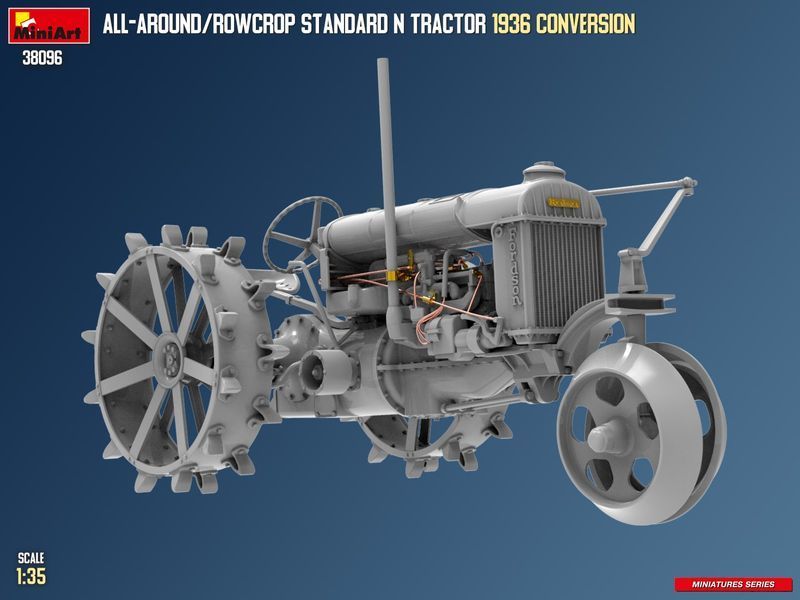 Американский трактор 1/35 Standard N 1936 MiniArt 38096 , сборная модель трактор Standard N Миниарт MA38096 фото