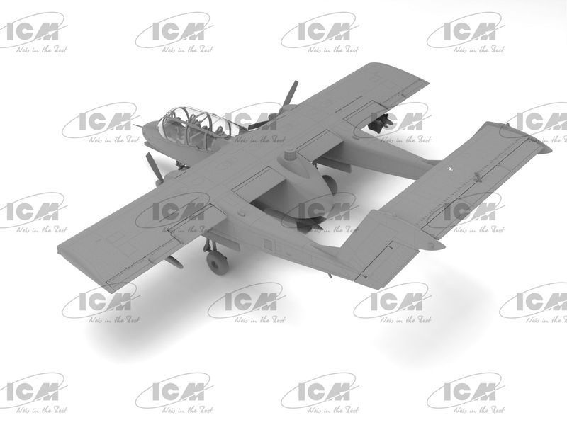 Сборная модель ICM 1/48 "Буря в пустыне". Американские самолеты OV-10A и OV-10D+, 1991 год 48302 ICM48302 фото