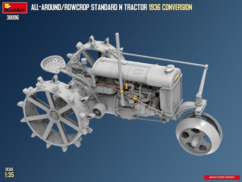 Американский трактор 1/35 Standard N 1936 MiniArt 38096 , сборная модель трактор Standard N Миниарт MA38096 фото