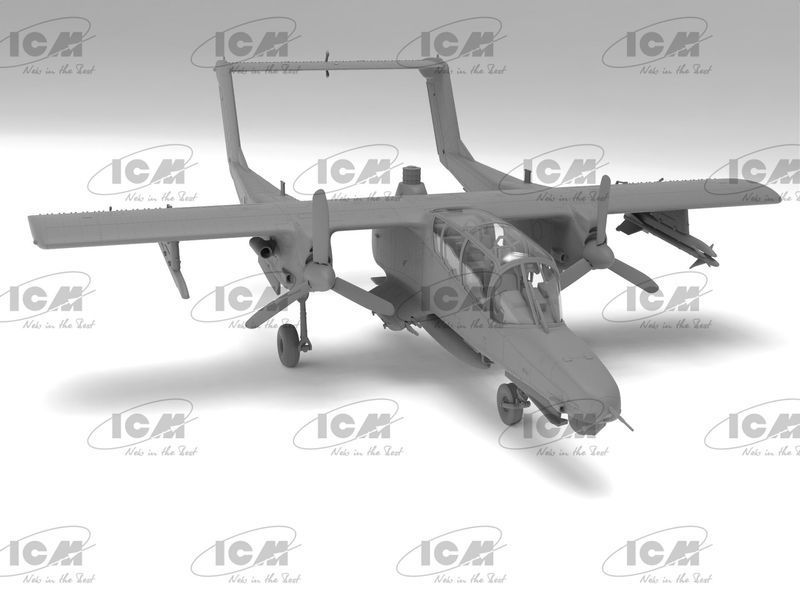 Сборная модель ICM 1/48 "Буря в пустыне". Американские самолеты OV-10A и OV-10D+, 1991 год 48302 ICM48302 фото