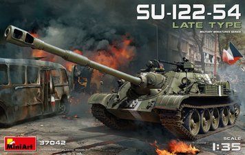 Радянська САУ 1/35 СУ-122-54 пізня (SU-122-54 Late Type) MiniArt 37042 , збірна модель сау Мініарт MA37042 фото