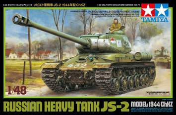 Радянський важкий танк 1/48 ІС-2 мод. 1944 ЧКЗ Tamiya 32571 , збірна модель танк Тамія TAM32571 фото