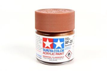 Акрилова фарба ACRYLIC XF-28 DARK COPPER &mdash; Темна мідь Tamiya 81328 TAM81328 фото