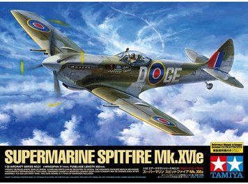 Британський винищувач 1/32 Supermarine Spitfire Mk.XVIe Tamiya 60321 , збірна модель Спітфайр Тамія TAM60321 фото