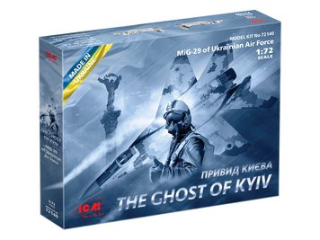 Сборная модель ICM 1/72 Призрак Киева МиГ-29 Воздушных Сил Украины 72140 ICM72140 фото