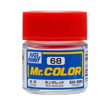 Акрилова фарба Mr.Color Мареново-червоний (Madder Red) Mr.Hobby C068 C068 фото