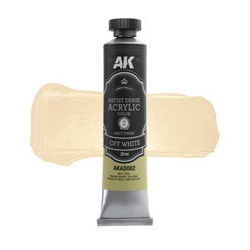 Акрилова фарба Artistic Dense Білий PW 6 - PY42 (Off White) 20 мл AK-Interactive AKAD002 AKAD002 фото