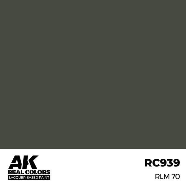 Акриловая краска Черно-Зеленый RLM 70 AK-Interactive RC939 RC939 фото
