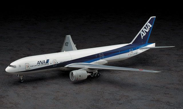 Збірна модель 1/200 американський пасажирський літак ANA B777-200 Hasegawa 10704 HS10704 фото