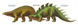 Стегозавр 1/35 Stegosaurus Stenops Prehistoric World Series №2 Tamiya 60202 , сборная модель Тамия TAM60202 фото 2