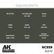 Акриловая краска Черно-Зеленый RLM 70 AK-Interactive RC939 RC939 фото 3