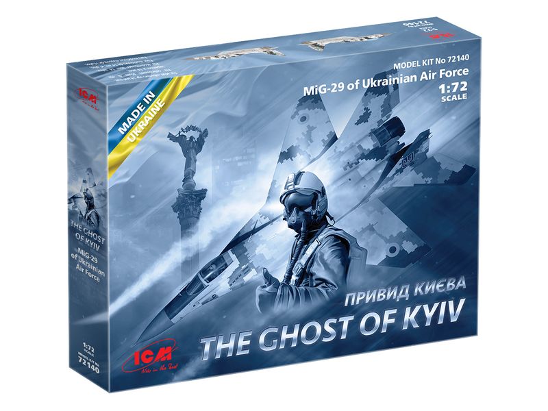 Збірна модель ICM 1/72 Привид Києва (МіГ-29 Повітряних Сил України) (72140) ICM72140 фото