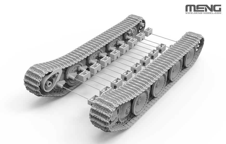 Німецький середній танк 1/35 Panther Ausf.G Late Meng TS-054 , збірна модель танк Пантера Менг TS-054 фото