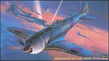 Збірна модель 1/48 японський винищувач Nakajima Ki-44-II Hei Shoki (Tojo) Hasegawa 19136 HS19136 фото