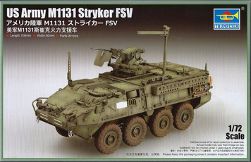 Американський бронетранспортер 1/72 M1131 Stryker FSV Trumpeter 07424 , збірна модель Страйкер Трумпетер TR07424 фото