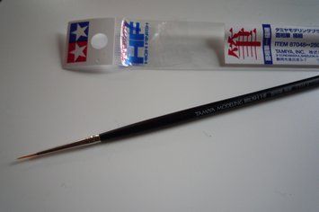 Тонкий пензель (Pointed Brush Ultra Fine) Tamiya Modeling Brush HF 87048 TAM87048 фото