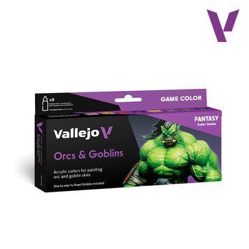 Набор красок &laquo;Орки и гоблины&raquo; Orcs & Goblins 8 шт Vallejo Game Color 72192 VAL 72192 фото