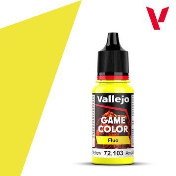 Акрилова фарба Флуоресцентний Жовтий (Fluorescent Yellow) Vallejo VAL 72103 VAL 72103 фото