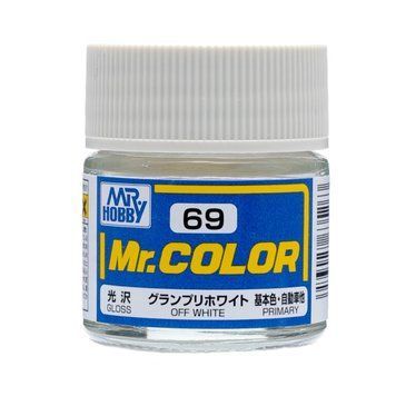 Акрилова фарба Mr.Color Брудно-білий (Off White) Mr.Hobby C069 C069 фото