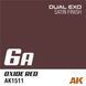 Набір акрилових фарб Коричневий 6A Oxide Red & 6B Propeller Fire Dual Exo Set 6 AK-Interactive AK1548 AK1548 фото 3