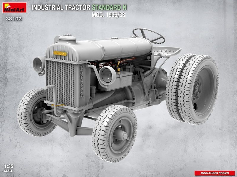 Американський трактор 1/35 Standard N 1936/38 MiniArt 38102 , збірна модель трактор Standard N Мініарт MA38102 фото