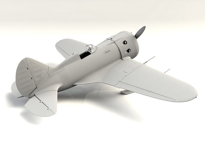 Збірна модель ICM 1/32 I-16 type 17, Радянський винищувач 2СВ (32005) ICM32005 фото