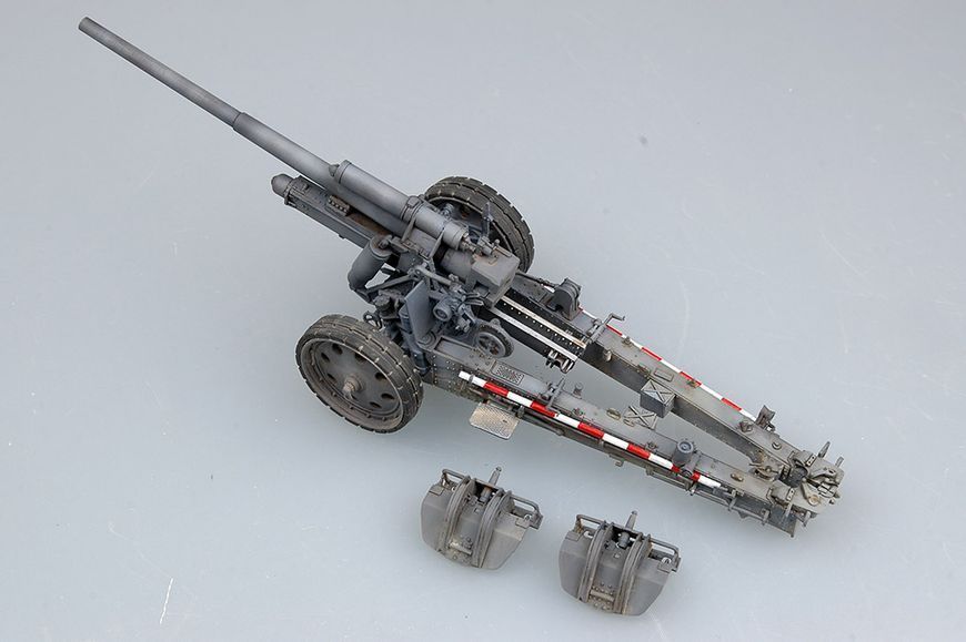 Німецька польова гармата 1/35 10.5 cm s.K 18 Kanone Trumpeter 02305 , збірна модель гармата сК18 Трумпетер TR02305 фото