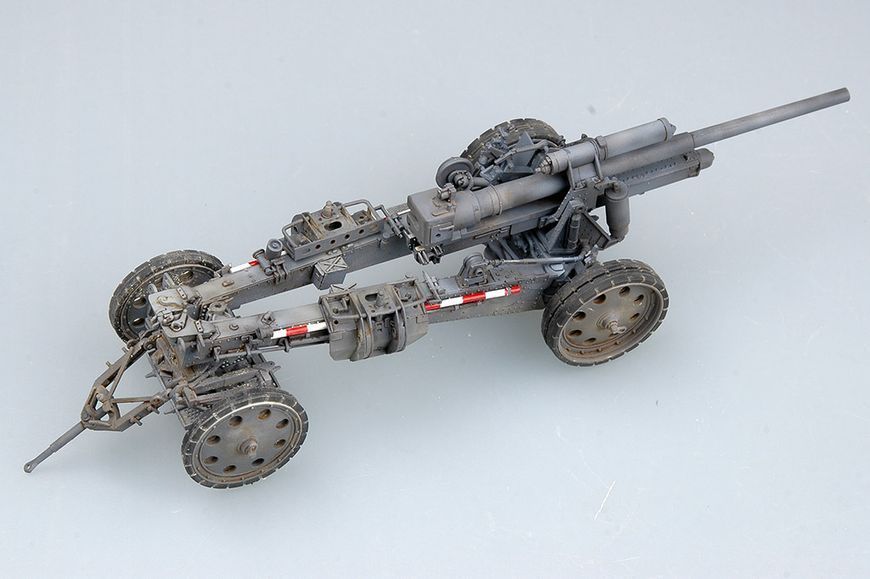 Німецька польова гармата 1/35 10.5 cm s.K 18 Kanone Trumpeter 02305 , збірна модель гармата сК18 Трумпетер TR02305 фото